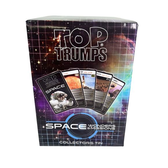Top Trumps Space Wonders & Missions Collector's Tin 60 Cards New - Picture 7 of 12